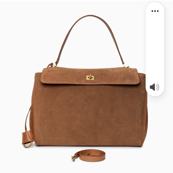 Tan Suede Women's Bag - Picture 3 of 7